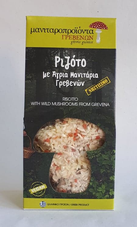 ΜΑΝΙΤΑΡΟΠΡΟΪΟΝΤΑ ΓΡΕΒΕΝΩΝ ΡΙΖΟΤΟ ΜΕ ΑΓΡΙΑ ΜΑΝΙΤΑΡΙΑ 250G
