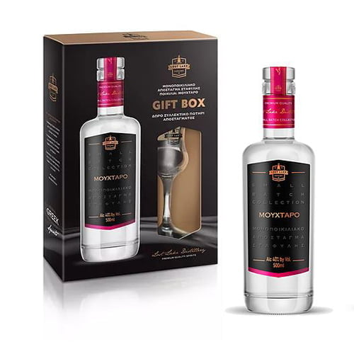 Lost Lake Distillery - Απόσταγμα Μουχταρο - Χωρίς Γλυκάνισο - Gift Box