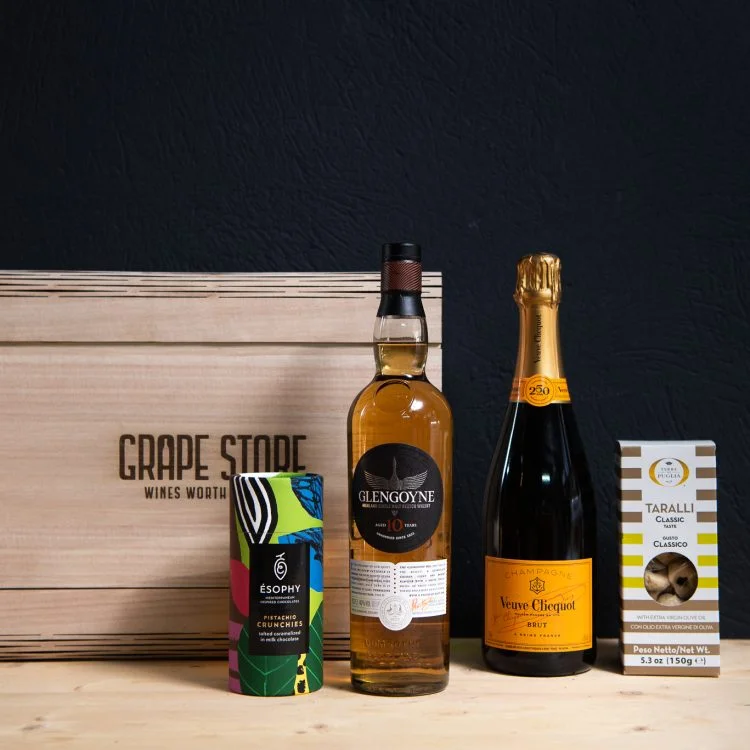 WHISKY CHAMPAGNE WOODEN BOX