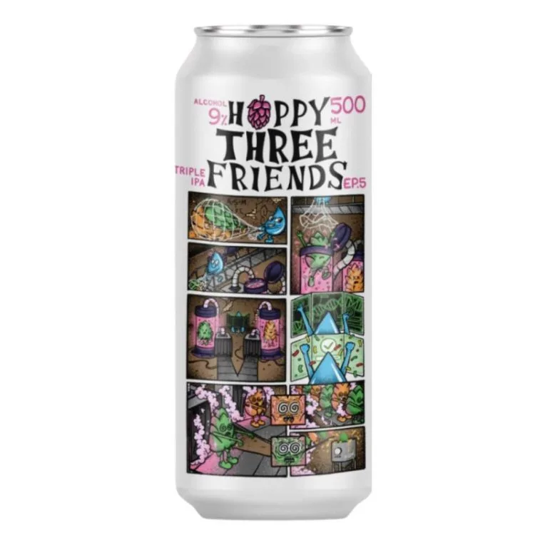 Alea Brewing Co./ Mustaki/ Sourmena - Hoppy Three friends ep 7 500ML